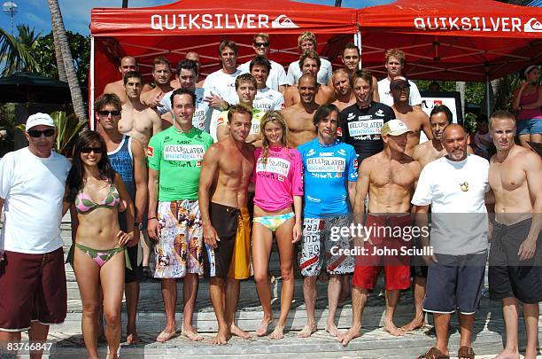 Rod Brooks, Quiksilver International, Kelly Hu, Bruce Irons, Chris Klein, Doug Silva, Marisa Miller, Jackson Browne, Tom Carroll, Bruce Raymond...