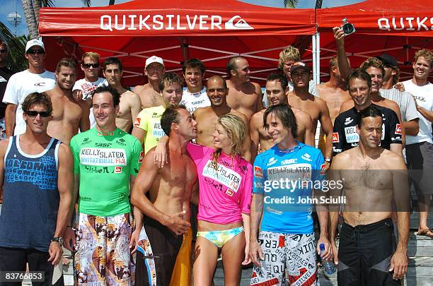 Bruce Irons, Chris Klein, Doug Silva, Marisa Miller, Jackson Browne, Tom Curren, Mark Occhilupo, Perry Farrell, Lance Bass, Kelly Slater, Taylor...