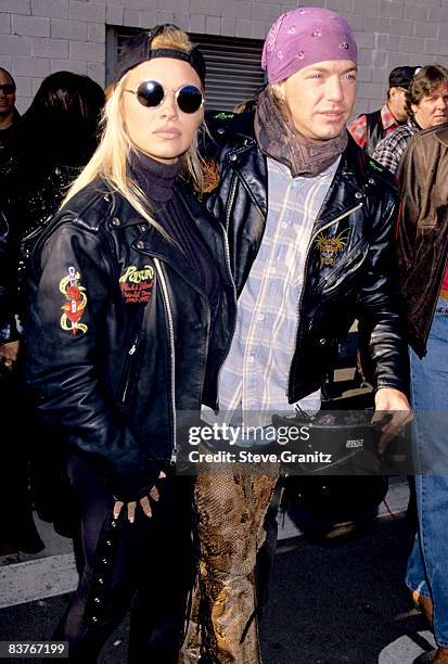 Pamela Anderson and Bret Michaels of Poison