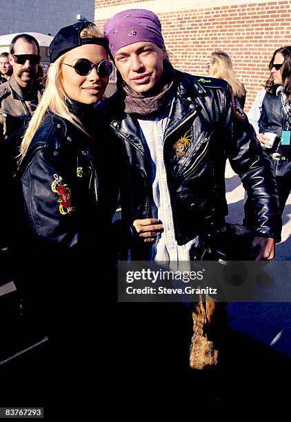 Pamela Anderson and Bret Michaels of Poison