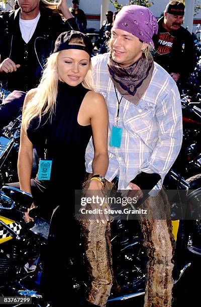 Pamela Anderson and Bret Michaels of Poison