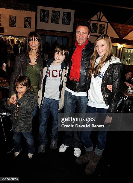 Stacey and Paul Young attend the launch party for Winter Wonderland in Hyde Park, on November 20, 2008 in London, England.