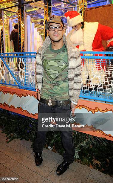 Abz Breen attends the launch party for Winter Wonderland in Hyde Park, on November 20, 2008 in London, England.
