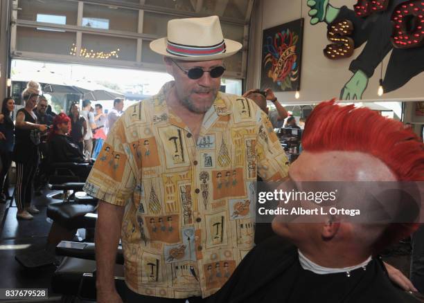 Michael Rooker Mohawk Ryan Wiltberger Photos and Premium High Res Pictures - Getty Images