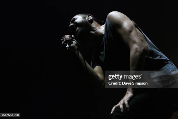 Richie Simpson of City Of Souls performs at Spark Arena on August 23, 2017 in Auckland, New Zealand.