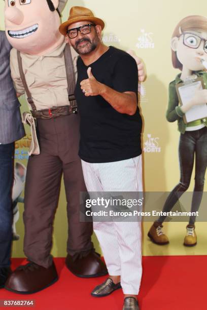 Jose Corbacho attends during 'Tadeo Jones 2. El Secreto Del Rey Midas' premiere at Kinepolis cinema on August 22, 2017 in Madrid, Spain.