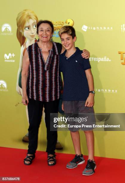 Petra Martinez attends during 'Tadeo Jones 2. El Secreto Del Rey Midas' premiere at Kinepolis cinema on August 22, 2017 in Madrid, Spain.