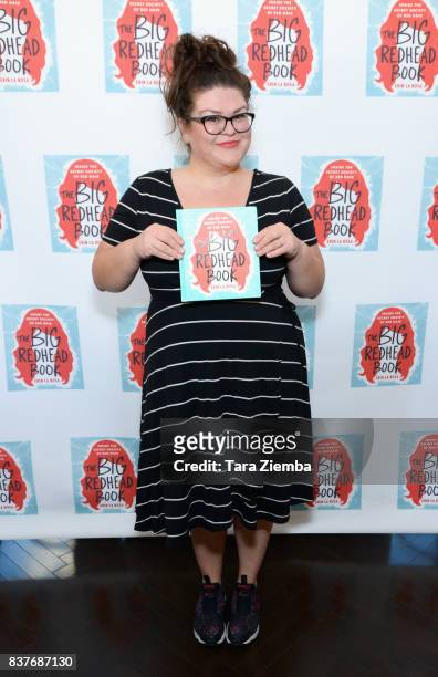 Kristin Chirico, senior editor at Buzzfeed, attends the book launch celebration for Erin La Rosa's 'The Big Redhead Book' at Blushington on August...