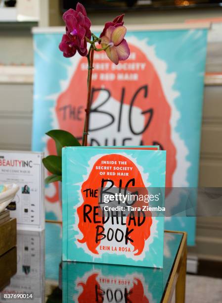 General view of the atmosphere at the book launch celebration for Erin La Rosa's 'The Big Redhead Book' at Blushington on August 22, 2017 in West...