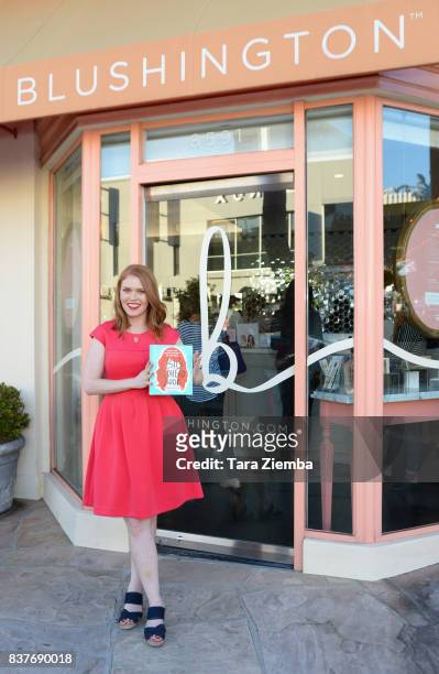 Author Erin La Rosa attends her book launch celebration for 'The Big Redhead Book' at Blushington on August 22, 2017 in West Hollywood, California.