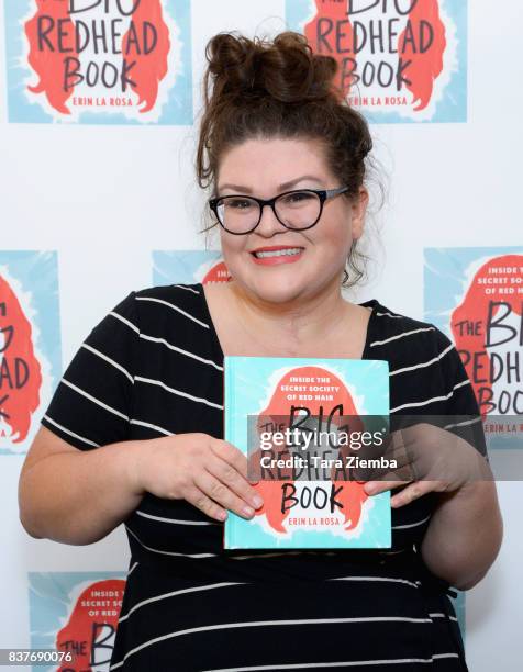 Kristin Chirico, senior editor at Buzzfeed, attends the book launch celebration for Erin La Rosa's 'The Big Redhead Book' at Blushington on August...