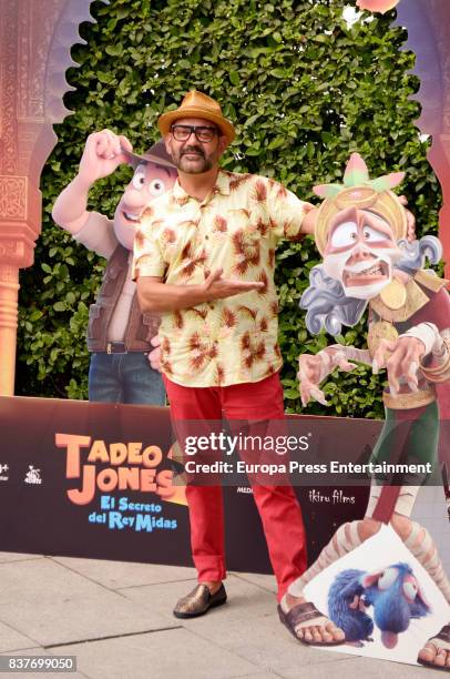 Jose Corbacho during 'Tadeo Jones 2. El Secreto Del Rey Midas' Madrid photocall on August 22, 2017 in Madrid, Spain.