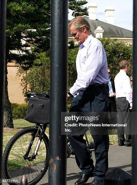 Gordon Wood leaves Darlinghurst Court on November 20, 2008 in Sydney, Australia. Wood is currently accused of the murder of model Caroline Byrne,...