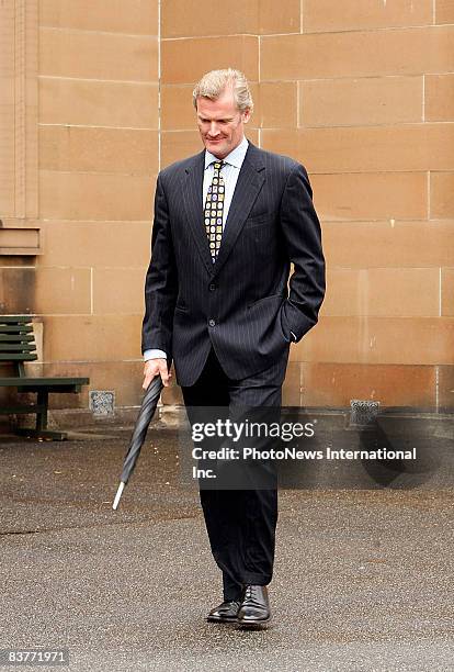 Gordon Wood leaves Darlinghurst Court on November 19, 2008 in Sydney, Australia. Wood is currently accused of the murder of model Caroline Byrne,...