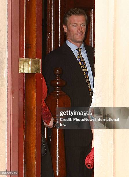 Gordon Wood leaves Darlinghurst Court on November 19, 2008 in Sydney, Australia. Wood is currently accused of the murder of model Caroline Byrne,...