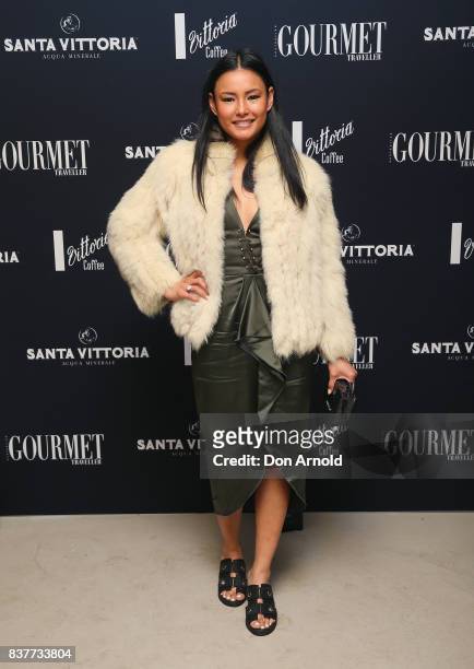 Kylie Javier poses at the 2018 Gourmet Traveller National Restaurant Awards at Chin Chin Restaurant on August 23, 2017 in Sydney, Australia.