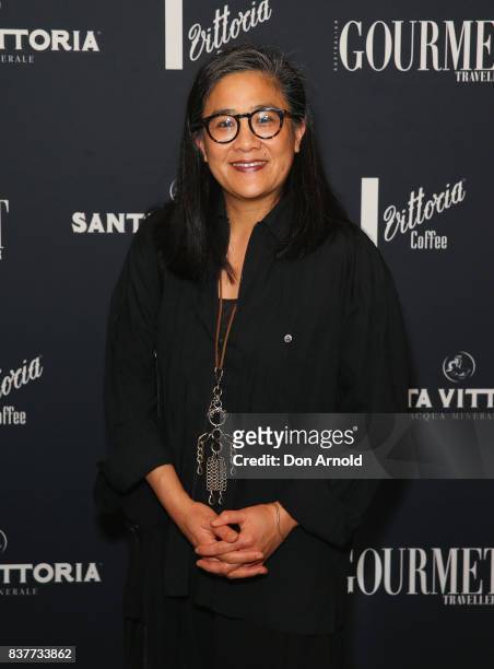 Kylie Kwong poses at the 2018 Gourmet Traveller National Restaurant Awards at Chin Chin Restaurant on August 23, 2017 in Sydney, Australia.