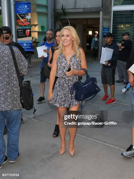 Mercedes McNab is seen on August 22, 2017 in Los Angeles, California.