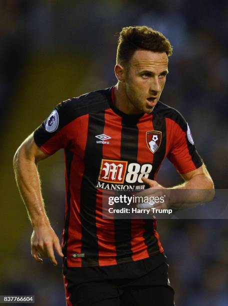 Marc Pugh of Bournemouth during the Carabao Cup Second Round match between Birmingham City and AFC Bournemouth at St Andrews Stadium on August 22,...