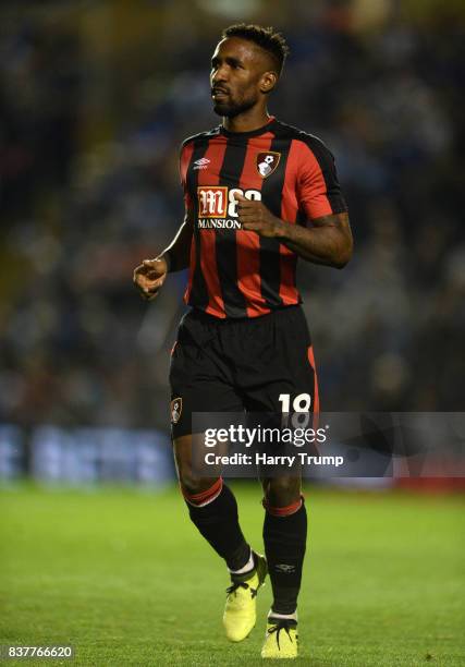 Jermaine Defoe of Bournemouth during the Carabao Cup Second Round match between Birmingham City and AFC Bournemouth at St Andrews Stadium on August...