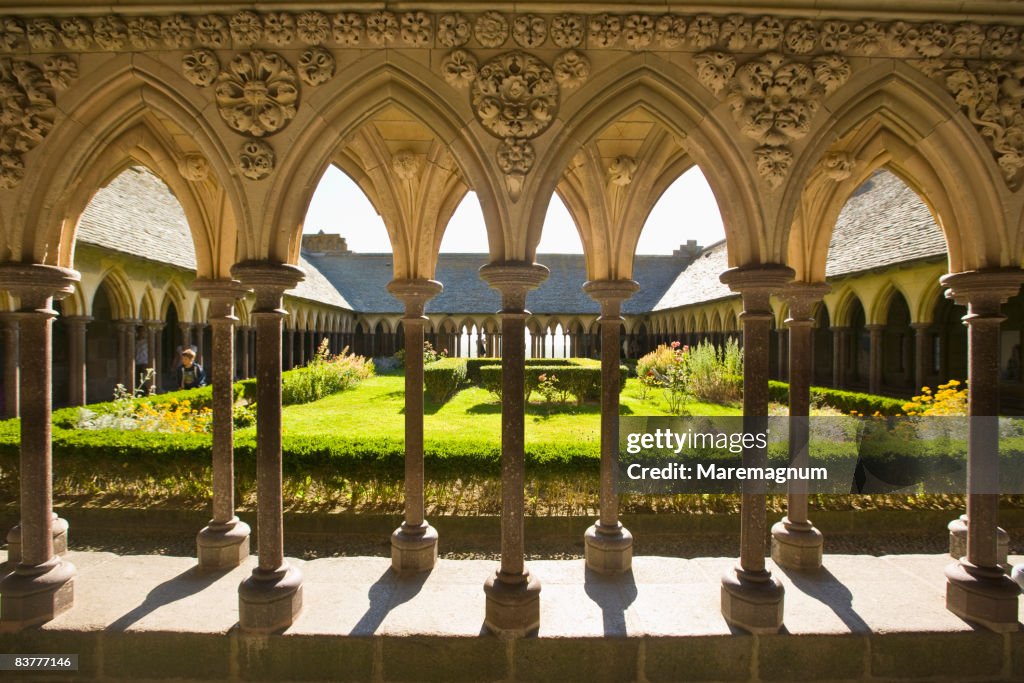 The cloister of the Abbey
