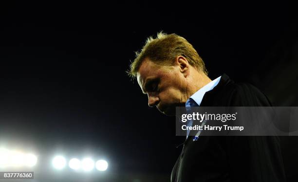 Harry Redknapp, Manager of Birmingham City during the Carabao Cup Second Round match between Birmingham City and AFC Bournemouth at St Andrews...