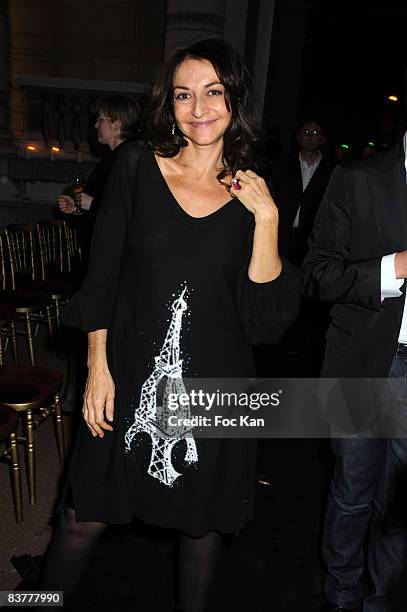 Nathalie Rykiel attends the Suzy Menkes 20th Fashion Anniversary at the Musee Galliera on on September 27, 2008 in Paris, France.