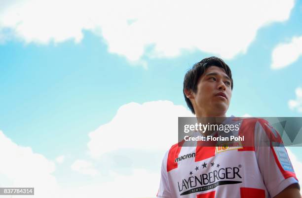 Atsuto Uchida of 1.FC Union Berlin during the presentation on august 23, 2017 in Berlin, Germany.