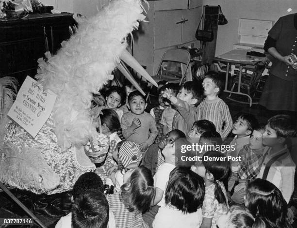 Big Bird's Mom Pays a Visit Big Bird's mother, Mrs. Bird, paid a visit to the youngsters at the Head Start Center, 1395 King St., Thursday since her...