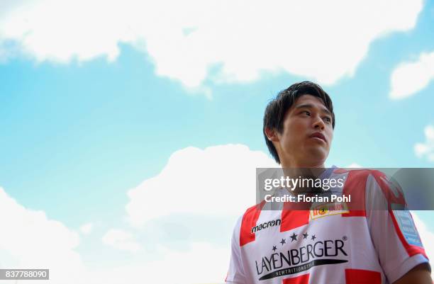 Atsuto Uchida of 1.FC Union Berlin during the presentation on august 23, 2017 in Berlin, Germany.