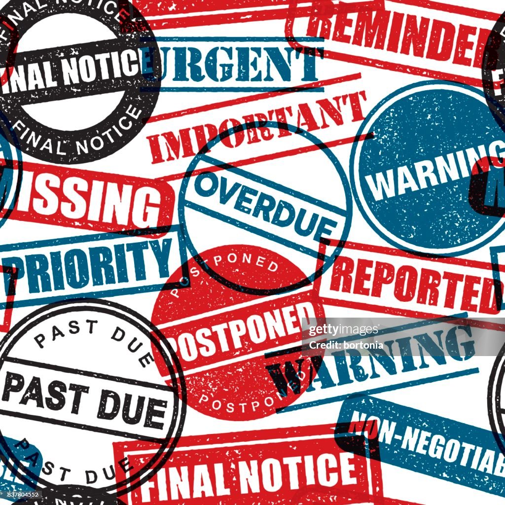 Nahtlose Muster Stempel auf transparenten Hintergrund