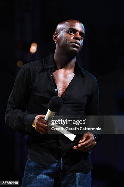 And TV Presenter Trevor Nelson during the MTV Africa Music Awards 2008 Rehearsals at the Abuja Velodrome on November 21, 2008 in Abuja, Nigeria.