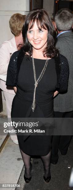 Coleen Nolan attends the press night of 'Calendar Girls' in London.