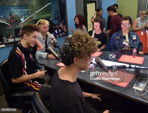 Why Don't We Visit "The Elvis Duran Z100 Morning Show" at Z100 Studio on August 23, 2017 in New York City.