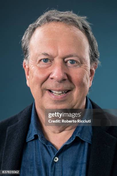 British TV presenter and political columnist Steve Richards attends a photocall during the annual Edinburgh International Book Festival at Charlotte...