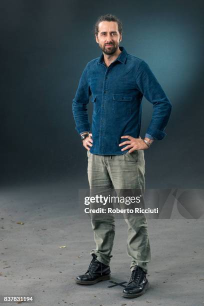 Journalist and tech blogger Jamie Bartlett and British TV presenter attends a photocall during the annual Edinburgh International Book Festival at...