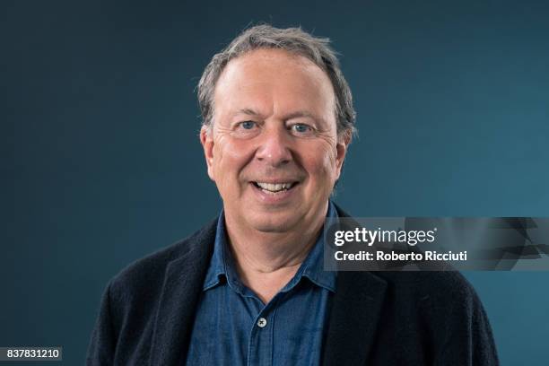 British TV presenter and political columnist Steve Richards attends a photocall during the annual Edinburgh International Book Festival at Charlotte...