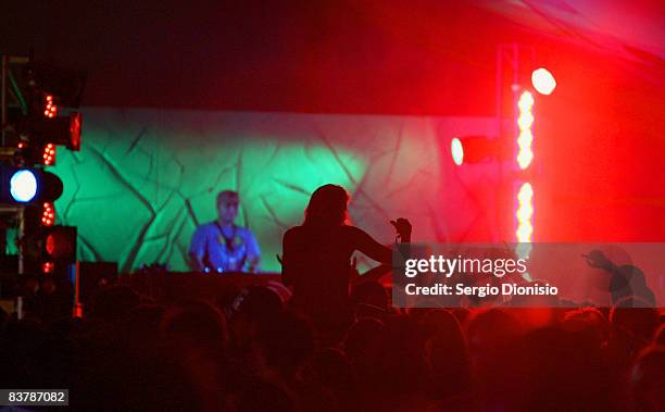 Graduating year 12 students celebrate during the opening night of Schoolies week in Surfers Paradise on November 21, 2008 on the Gold Coast,...