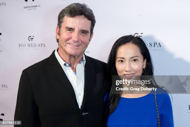 Dr. Bruce Hensel, former Chief Health, Medical and Science Editor/Correspondent for NBC4 and his wife Selena Hensel attend the Official Launch Party...