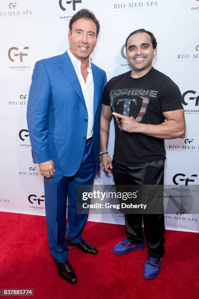 Dr. Garth Fisher and Rehan Jalali attend the Official Launch Party Of Dr. Garth Fisher's BioMed Spa at Garth Fisher MD on August 22, 2017 in Beverly...