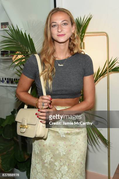 Annie Georgia Greenberg attends the Eberjey x Rebecca Taylor Launch Event at Chillhouse on August 23, 2017 in New York City.