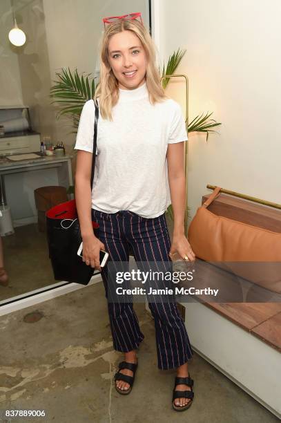 Guest attend the Eberjey x Rebecca Taylor Launch Event at Chillhouse on August 23, 2017 in New York City.