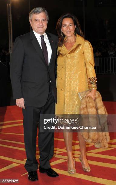 Sidney Toledano and his wife attend the 8th Marrakesh Film Festival on November 22, 2008 in Marrakech, Morocco.