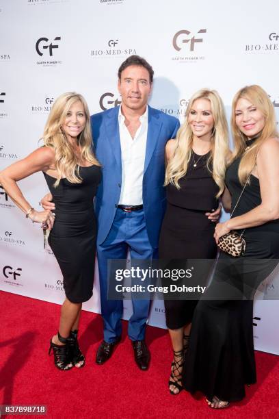 Leslie, Dr. Garth Fisher, Chanel Lee and Gisela attend the Official Launch Party Of Dr. Garth Fisher's BioMed Spa at Garth Fisher MD on August 22,...