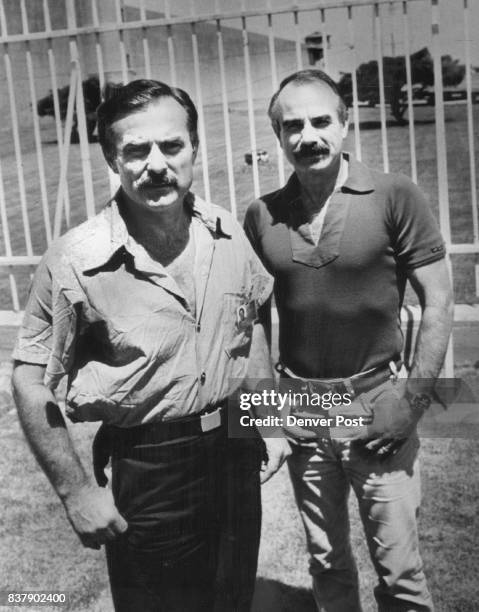 We Never talked about anything but The Book, "according to Robert Conrad, left, with G. Gordon Liddy. Credit: The Denver Post