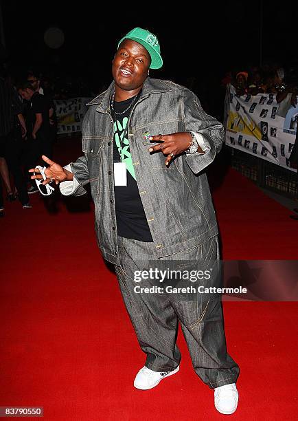 Hip Hop Pantsula, better known as HHP arrives for the MTV Africa Music Awards 2008 at the Abuja Velodrome on November 22, 2008 in Abuja, Nigeria.