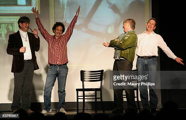 Comedians Mark McKinney, Kevin MacDonald, Dave Foley and Scott Thompson of The Kids in the Hall perform on stage during The Comedy Festival 2008...