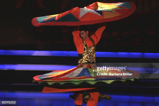 Shinouda Ayad performs during the semifinal of the TV show 'The Supertalent' on November 22, 2008 in Cologne, Germany.