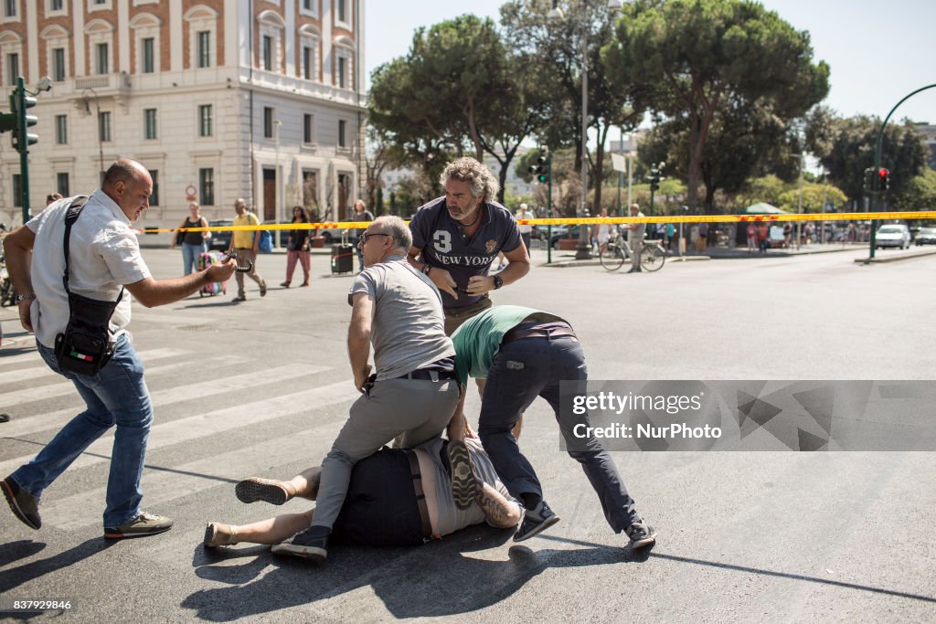 Asylum seekers evicted in Rome