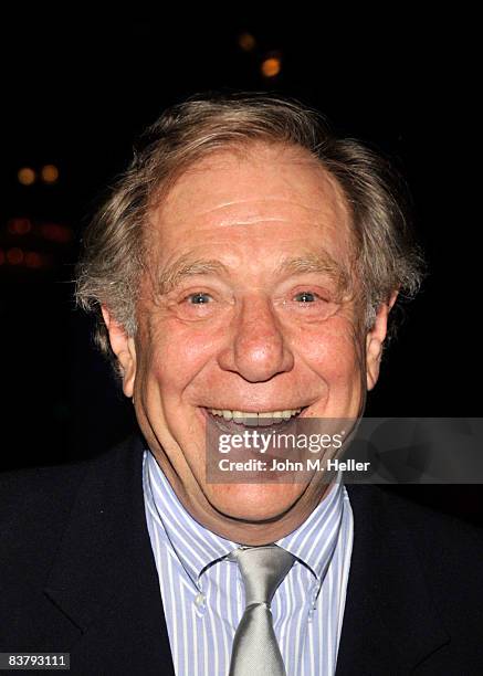 George Segal attends the Associates For Breast and Prostate Cancer Gala Honoring Actor James Caan on November 22, 2008 at the Beverly Hilton Hotel in...